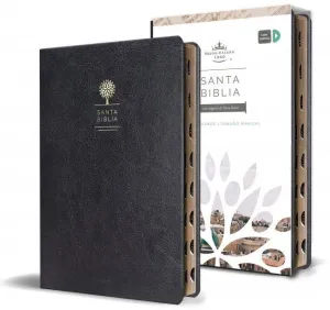 BIBLIA REINA VALERA 1960 LETRA GRANDE. SÍMIL PIEL NEGRO