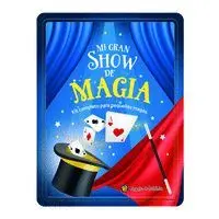 MI GRAN SHOW DE MAGIA (LATA+LIBRO+PAÑUELOS+VARITA+AROS+CARTAS)