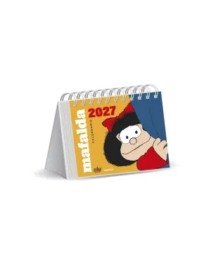 CALENDARIO 2027 MAFALDA DE ESCRITORIO AMARILLO SIN CAJA