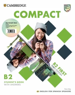 COMPACT FIRST SELF-STUDY PACK (STUDENTS BOOK WITH ANSWERS AND WORKBOOK WITH ANSW