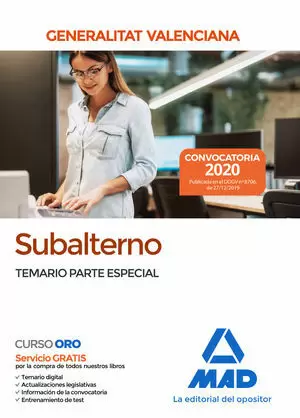 SUBALTERNO DE LA GENERALITAT VALENCIANA.