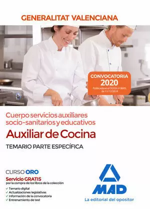 CUERPO SERVICIOS AUXILIARES SOCIO-SANITARIOS Y EDUCATIVOS DE LA ADMINISTRACIÓN D