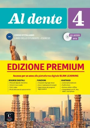 AL DENTE 4 PREMIUM LIBRO DELLO STUDENTE + ESERCIZI + CD+DVD