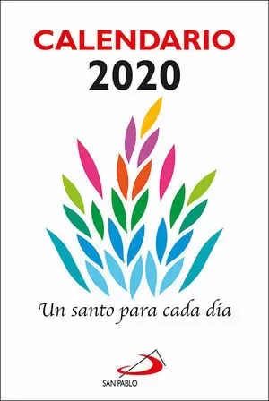 CALENDARIO UN SANTO PARA CADA DIA 2020 - TAMAÑO GRANDE