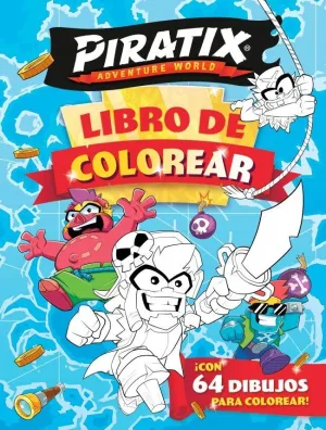PIRATIX. LIBRO DE COLOREAR