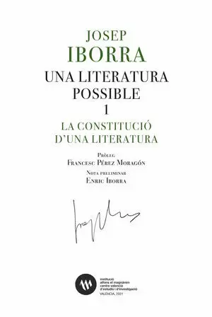 UNA LITERATURA POSSIBLE