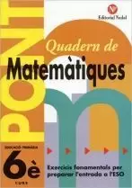 PONT QUADERN DE MATEMATIQUES 5?EP