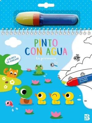 PINTO CON AGUA LA PRIMAVERA
