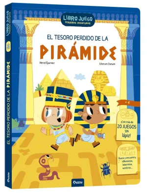 EL TESORO PERDIDO DE LA PIRAMIDE. LIBRO JUEGO
